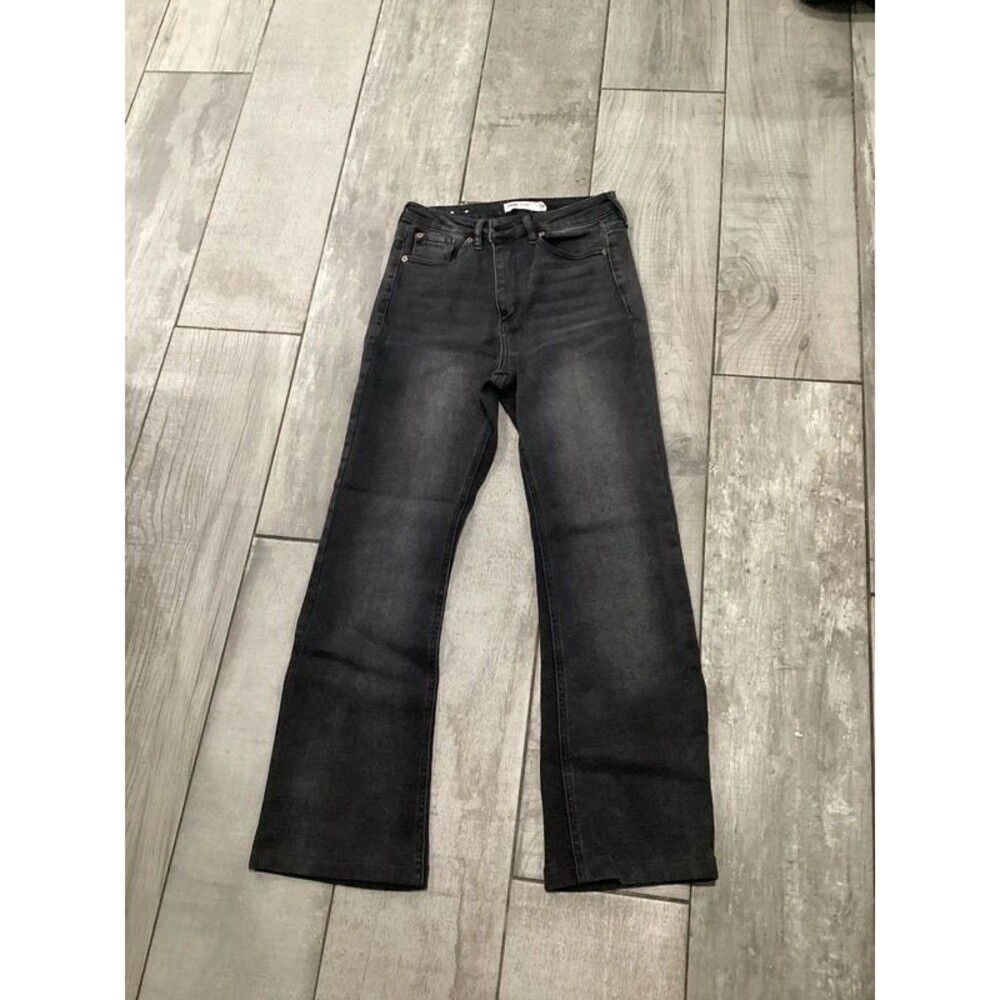Garage black high-waisted straight leg jeans Size 28 #denim #highwaisted